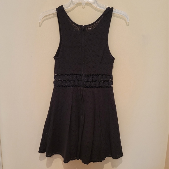 Free people black daisy chain mini dress - Picture 5 of 6